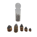 50-Pack Conical Pipe Screens Assortment – Steel & Brass Screens with Storage Tube 