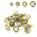 Conical Pipe Filter Screens – Metal Mesh Screens for Glass, Wood & Metal Pipes (Multiple Sizes)