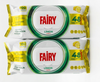Fairy Multi-Purpose Cleaning Wipes |Active Oxygen Surface Cleaner |Pack of 2 | 100 Wipes Each
