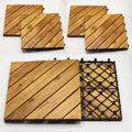 New Deck Wooden Outdoor Tiles – Pack of 10, 30×30 cm, Free Shipping