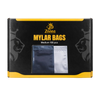 Premium Heavy Duty Mylar Bags 100 Pieces Smell Proof Resealable Zip Lock Storage Pouches (SMALL, MEDIUM, LARGE) SIZE