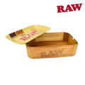 RAW MINI Wooden Cache Box with Mini Tray Lid