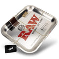 RAW Silver Metal Tray – Medium Polished Chrome Organizer