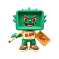 RAW Traysor Green Collectible Figure with Rolling Tray – Display Accessory